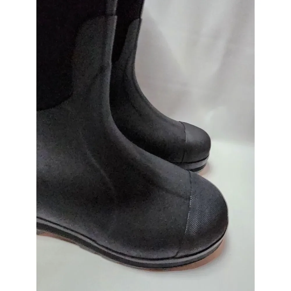 Muck Boot Chore Classic Mid Men’s Size 12 Black Waterproof Work Boots